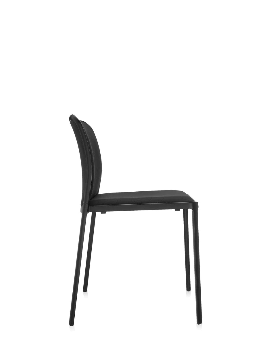 Kartell Audrey mjuk stol, svart/svart