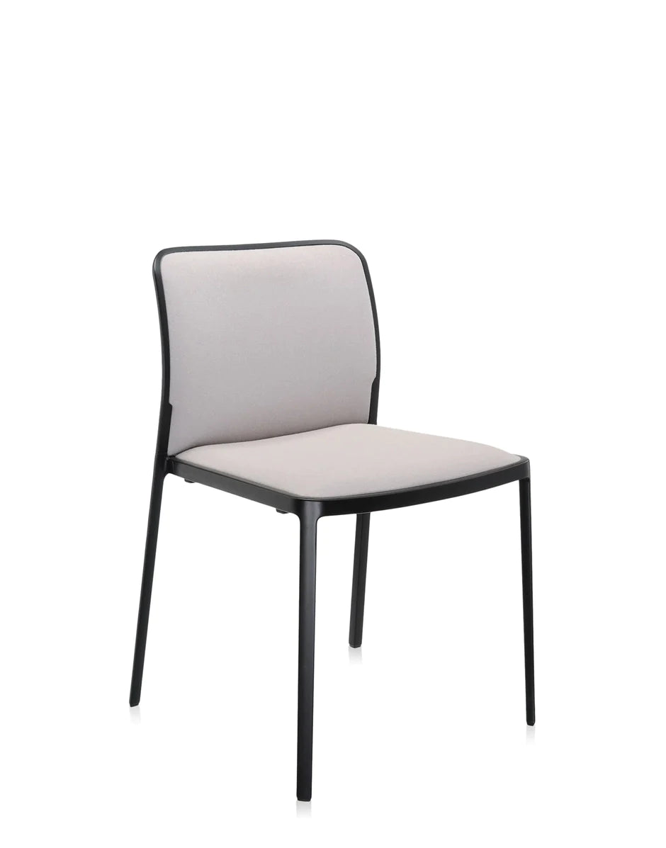 Kartell Audrey Soft Chair, Schwarz/Beige
