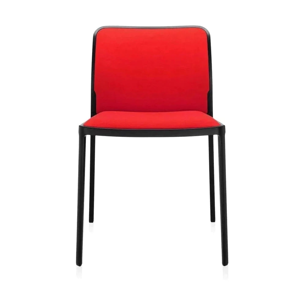 Kartell Audrey blød stol, sort/rød