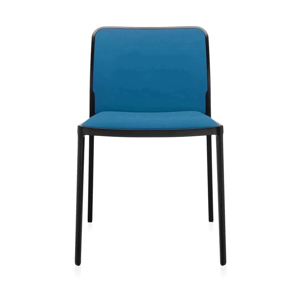 Kartell Audrey Soft Chair, zwart/groenblauw blauw