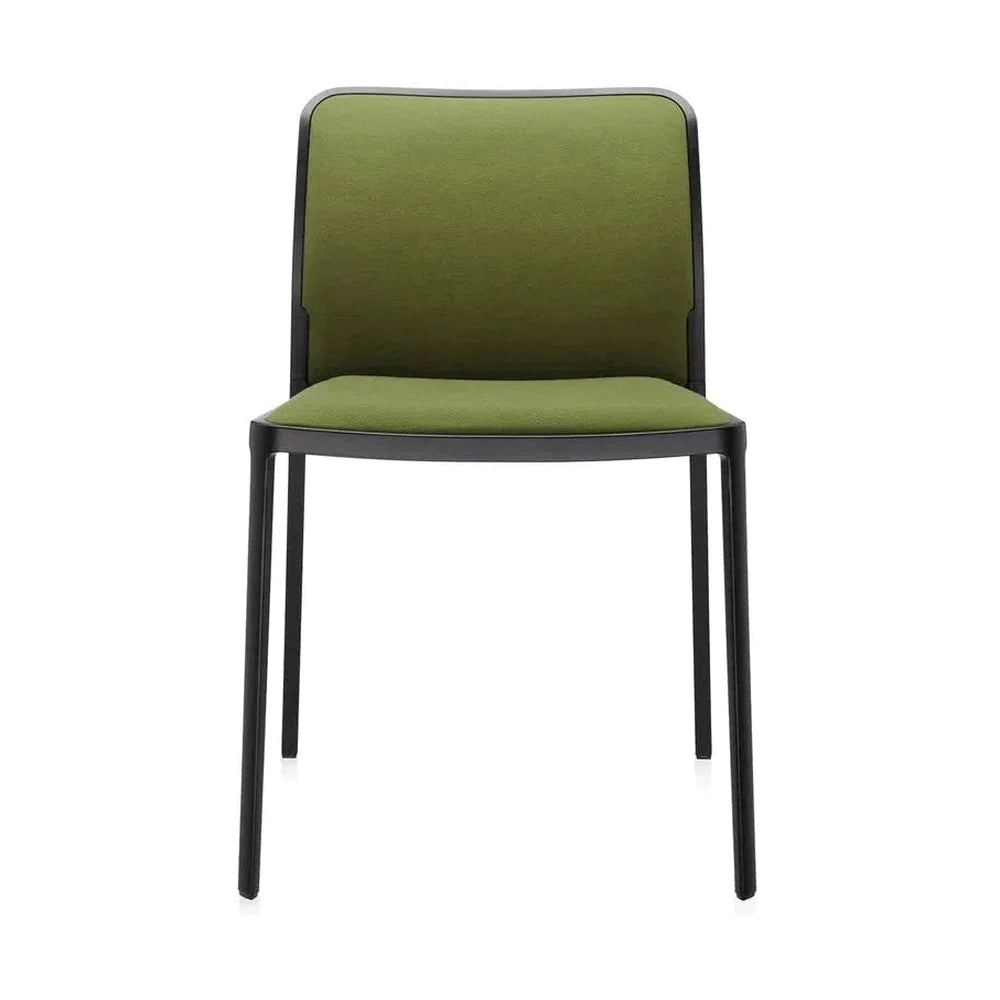 Kartell Audrey -pehmeä tuoli, musta/vihreä