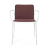 Kartell Audrey Soft Noma Poldyair, Bianco/Brick Red