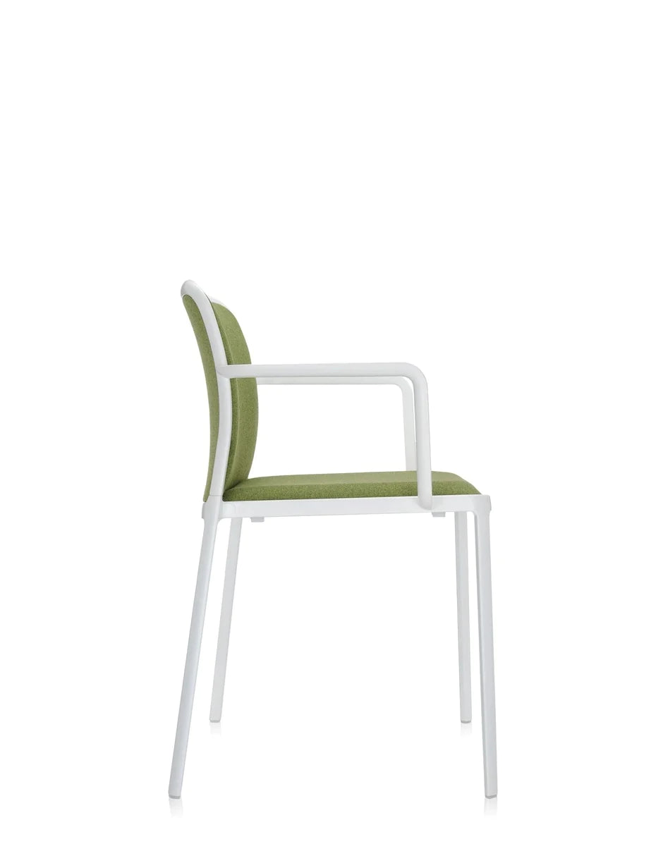 Fauteuil Kartell Audrey Soft, blanc / vert