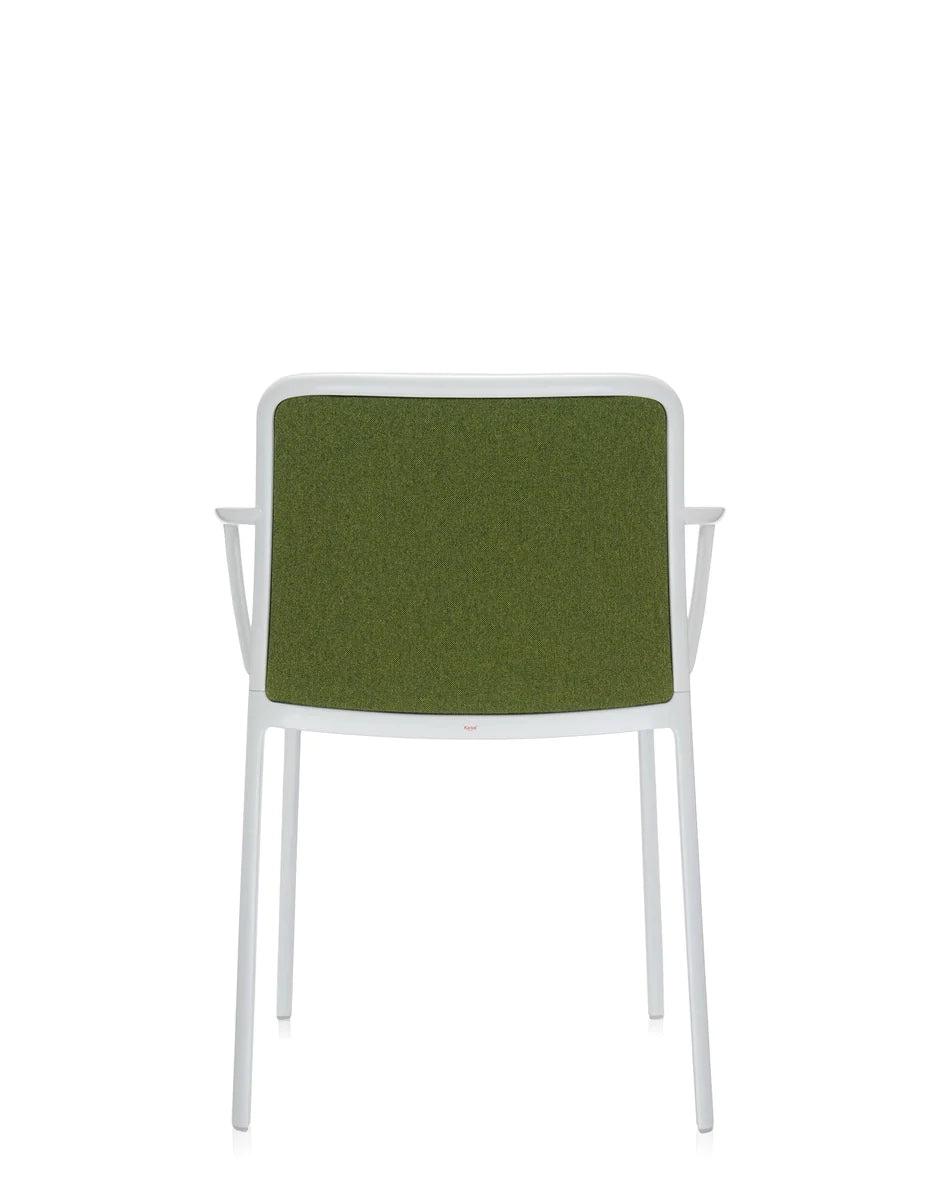 Kartell Audrey Soft Armchair, White/Green