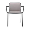 Fauteuil Kartell Audrey Soft, noir / beige