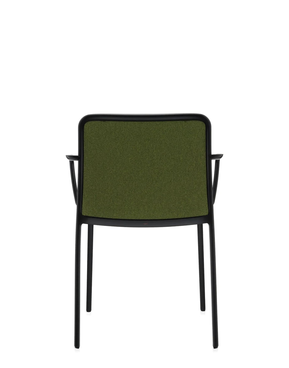 Fauteuil Kartell Audrey Soft, noir / vert