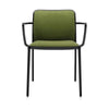 Fauteuil Kartell Audrey Soft, noir / vert