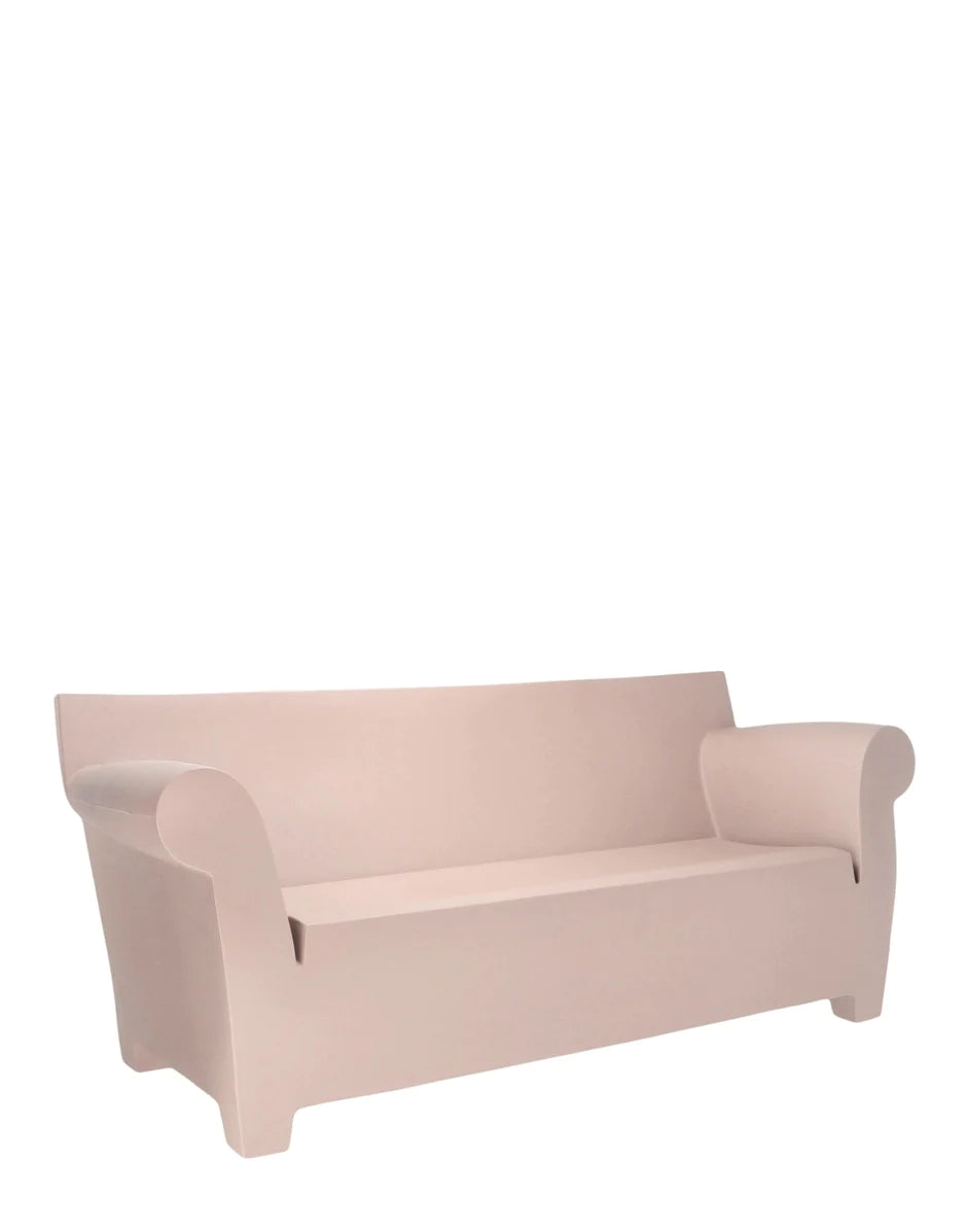 Kartell Bubble Club -sohva, pölyinen vaaleanpunainen