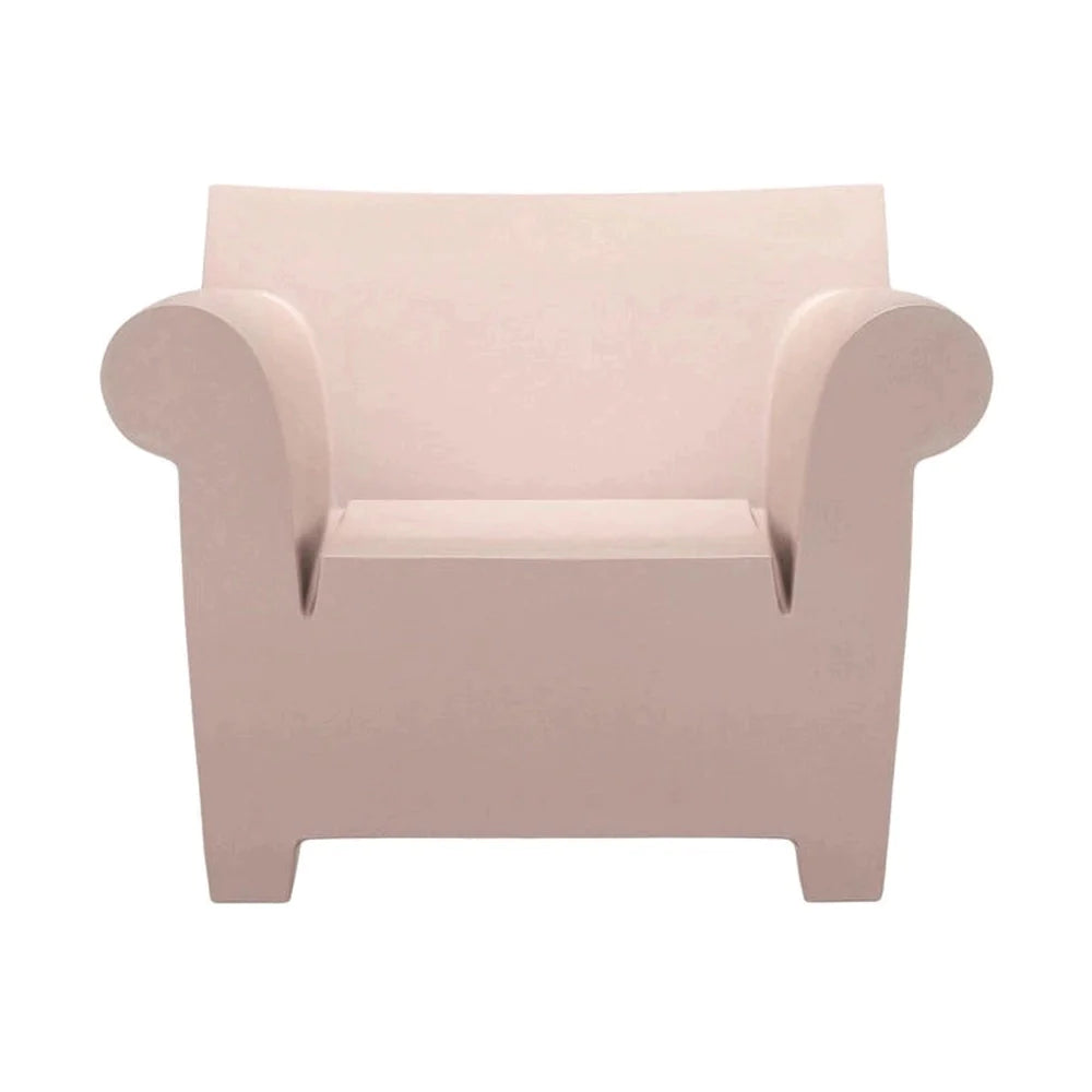 Kartell Bubble Club扶手椅，Dusty Pink