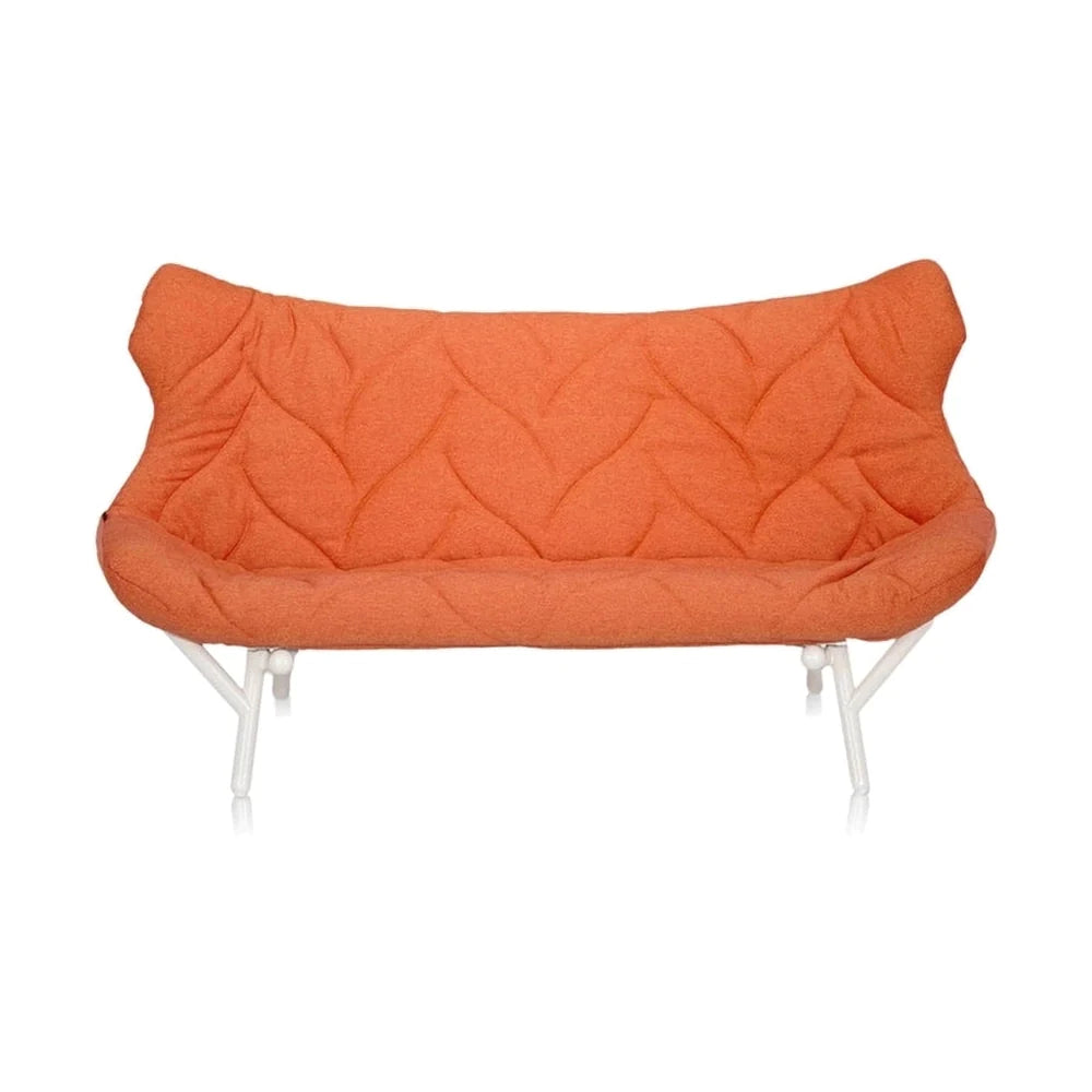 Kartell Foliage Sofa Trevira, White/Orange