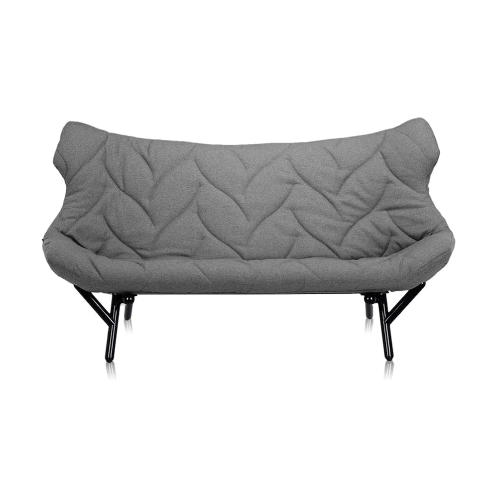 Kartell Laubsofa Trevira, schwarz/grau