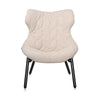 Kartell gebladerte fauteuil Trevira, zwart/beige