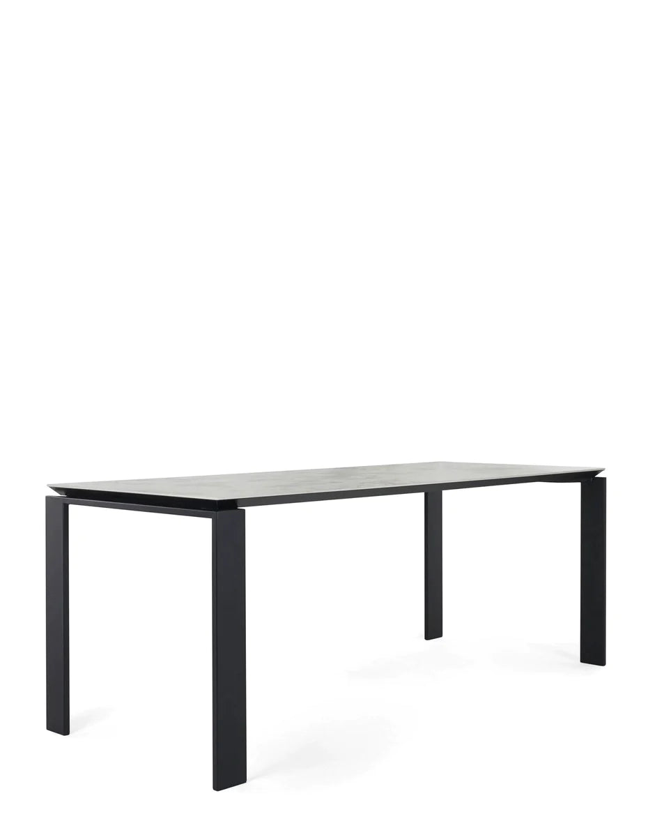 Kartell vier keramische tafel marmer, wit