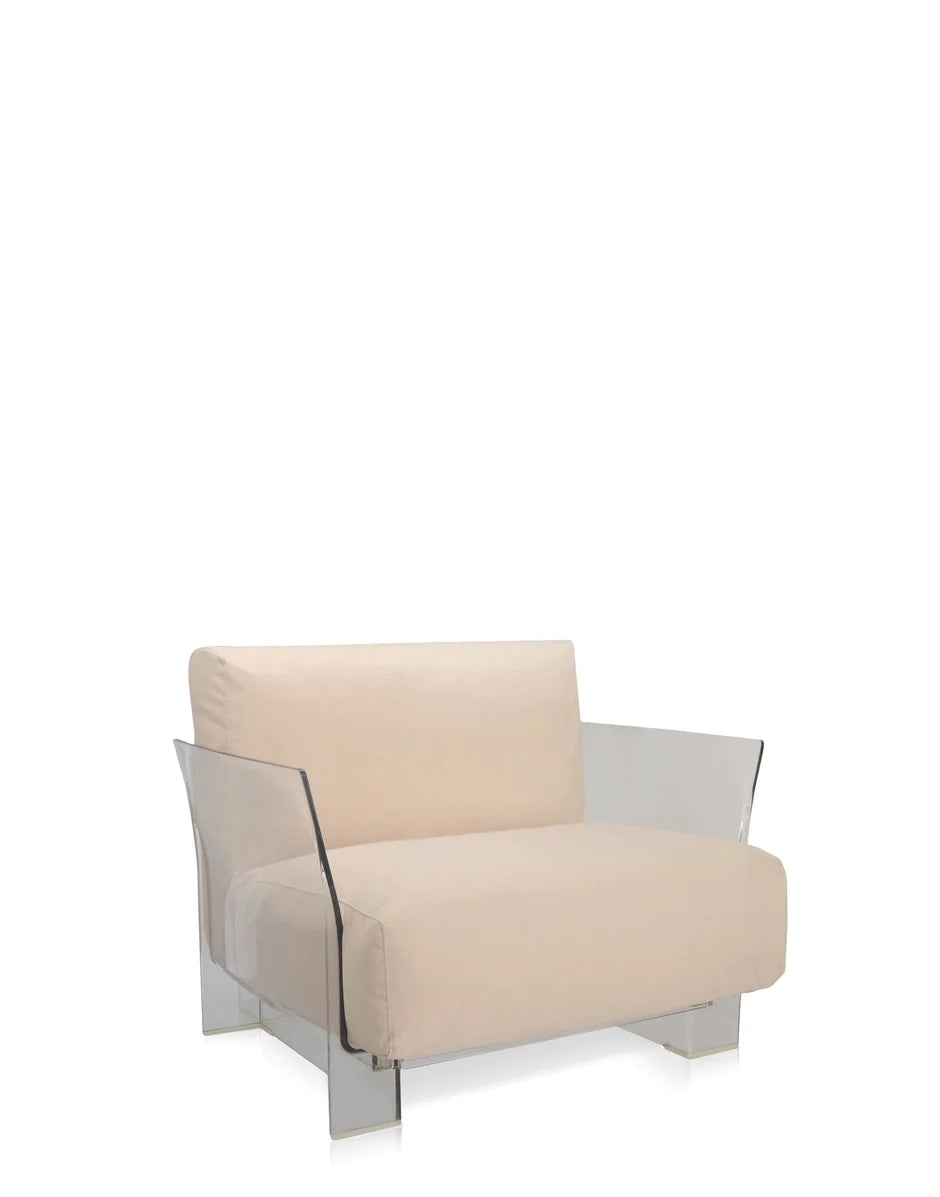 Kartell Pop Outdoor Kautatuoli Sunbrella, Taupe