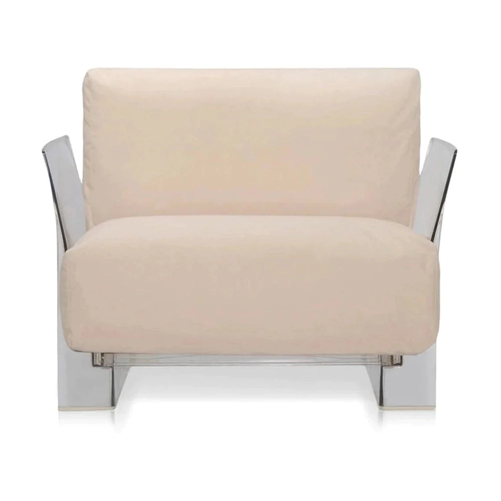 Kartell Pop sillón al aire libre Sunbrella, Taupe