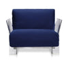 Kartell Pop Outdoor Armchair Sunbrella, bleu