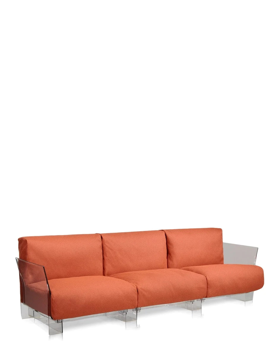 Kartell Pop Outdoor 3 -sits soffa Ikon, Orange