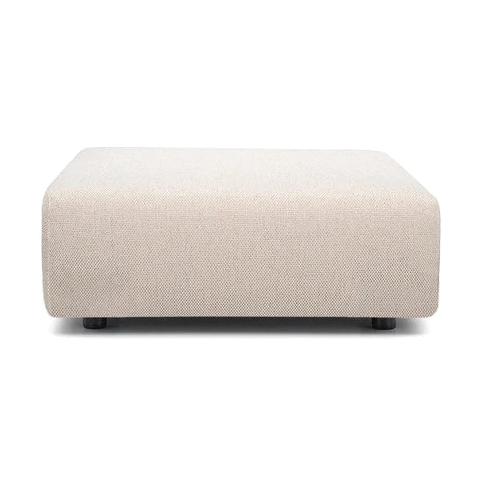 Kartell Plastics Duo Pouf Square Nilo, naakt