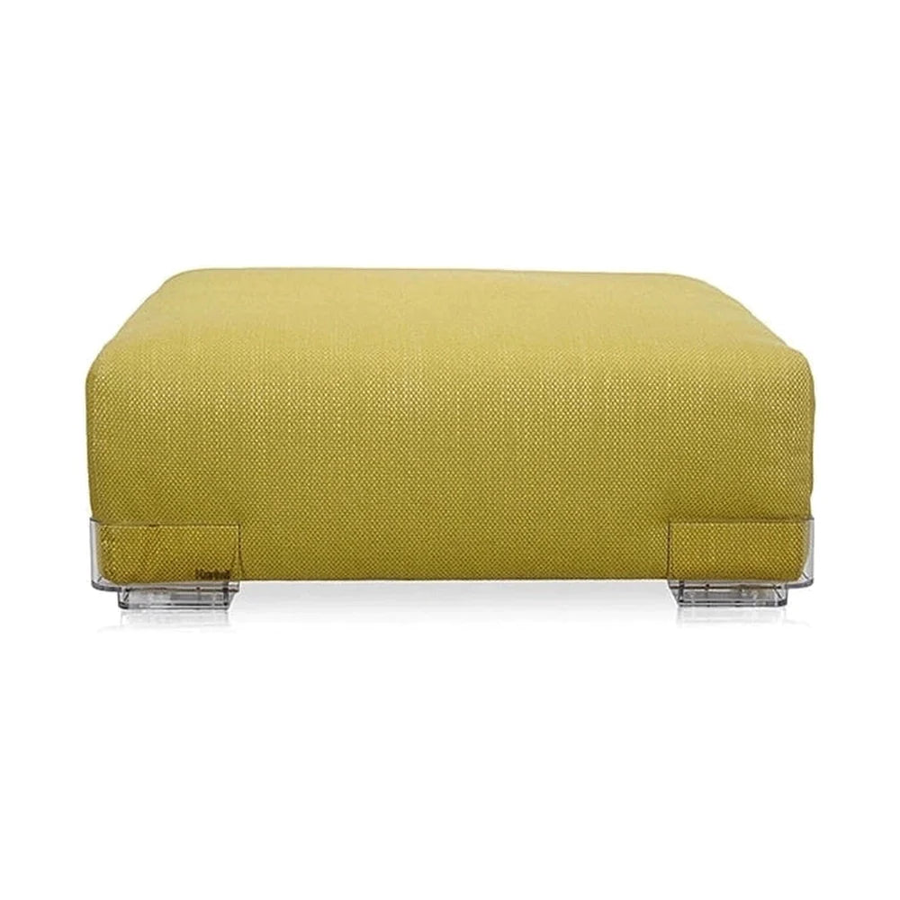 Kartell Plastics Duo Pouf Square Nilo, Green