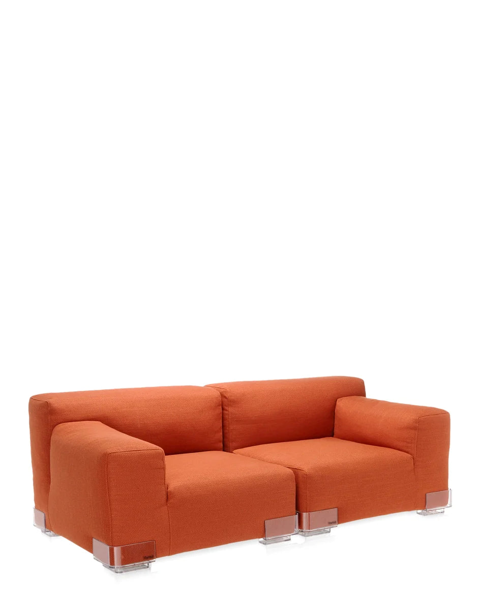 Kartell Plastics Duo 2 -sits soffa dx bomull, orange