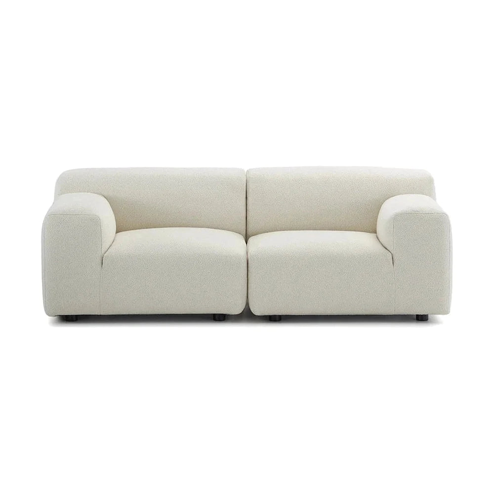 Kartell Plastics Duo 2 Seater Sofa DX Orsetto, White