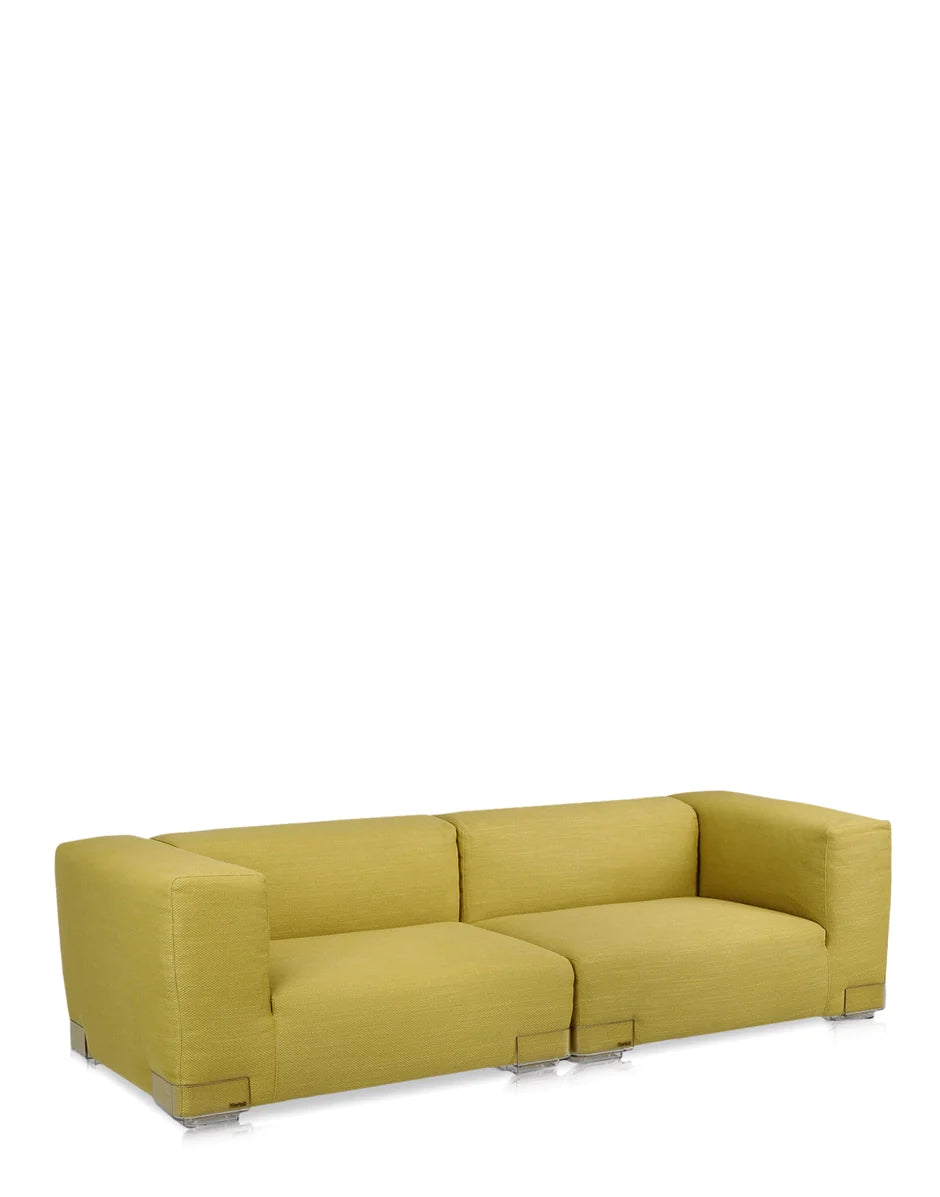 Kartell Plastics Duo 2 Seater Sofa Dx Xl Cotton, Green