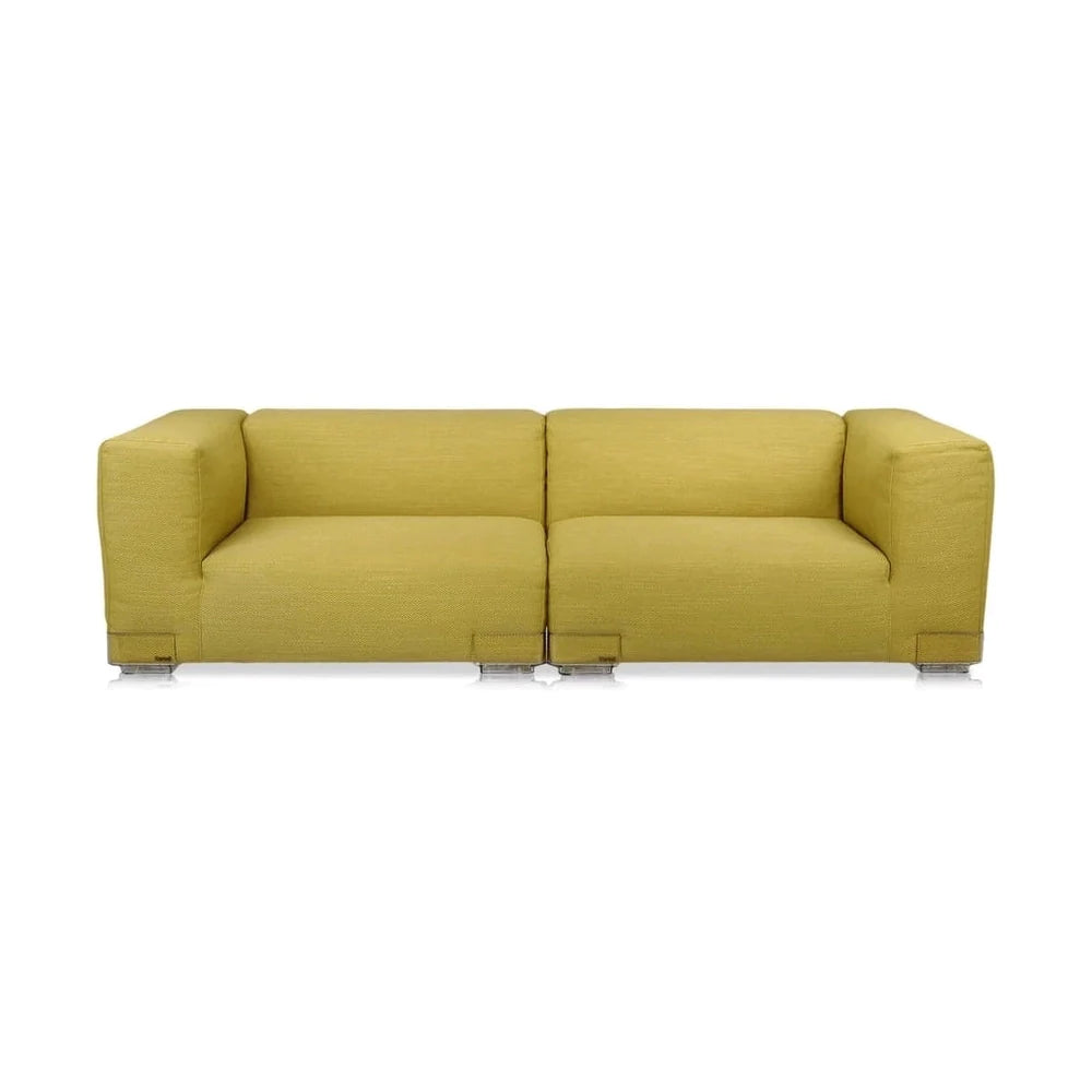 Kartell Plastics Duo 2 -personers sofa SX XL bomuld, grøn