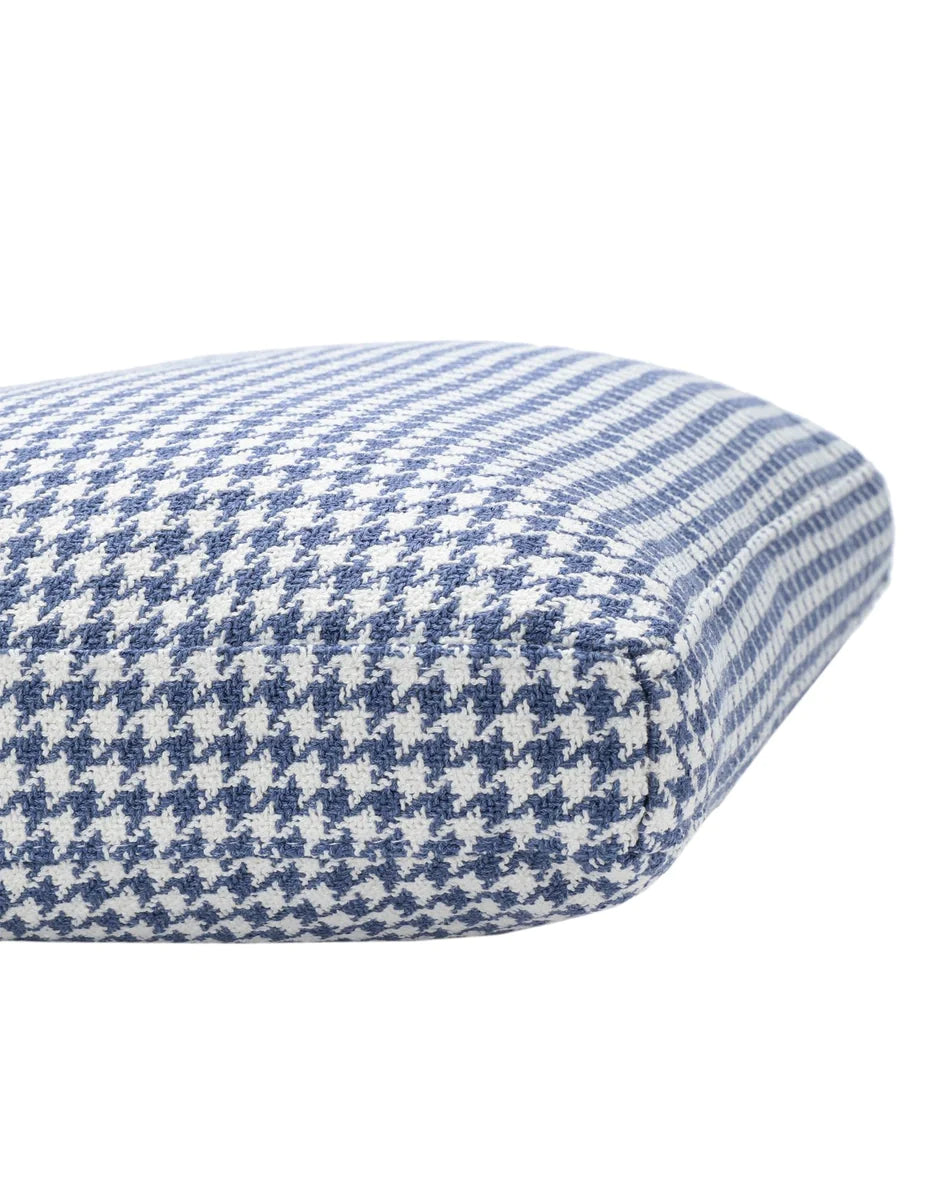 Kartell Cushion Pied de Poule 35x48 cm, bleu