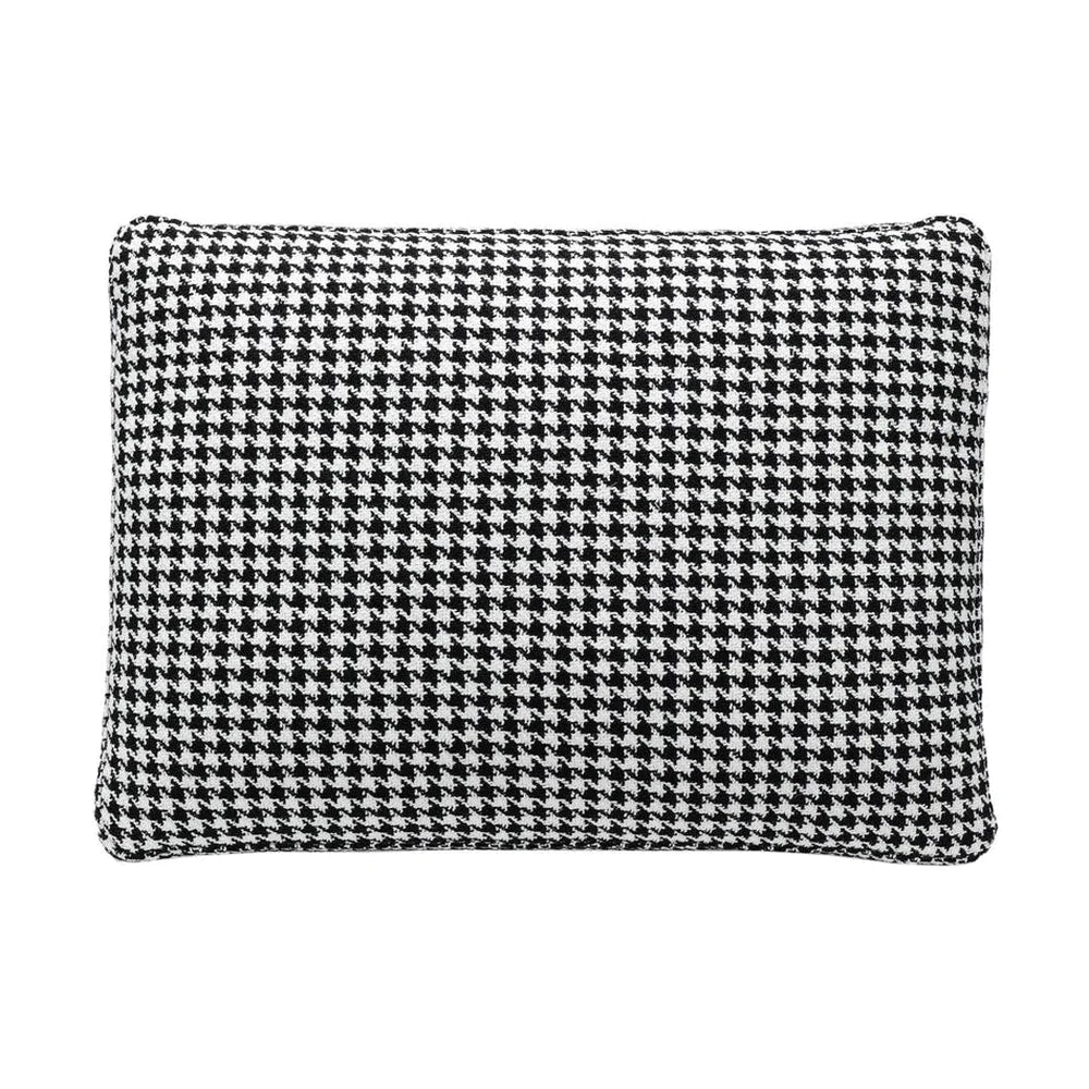 Kartell Cushion Pied de Poule 35x48厘米，黑色