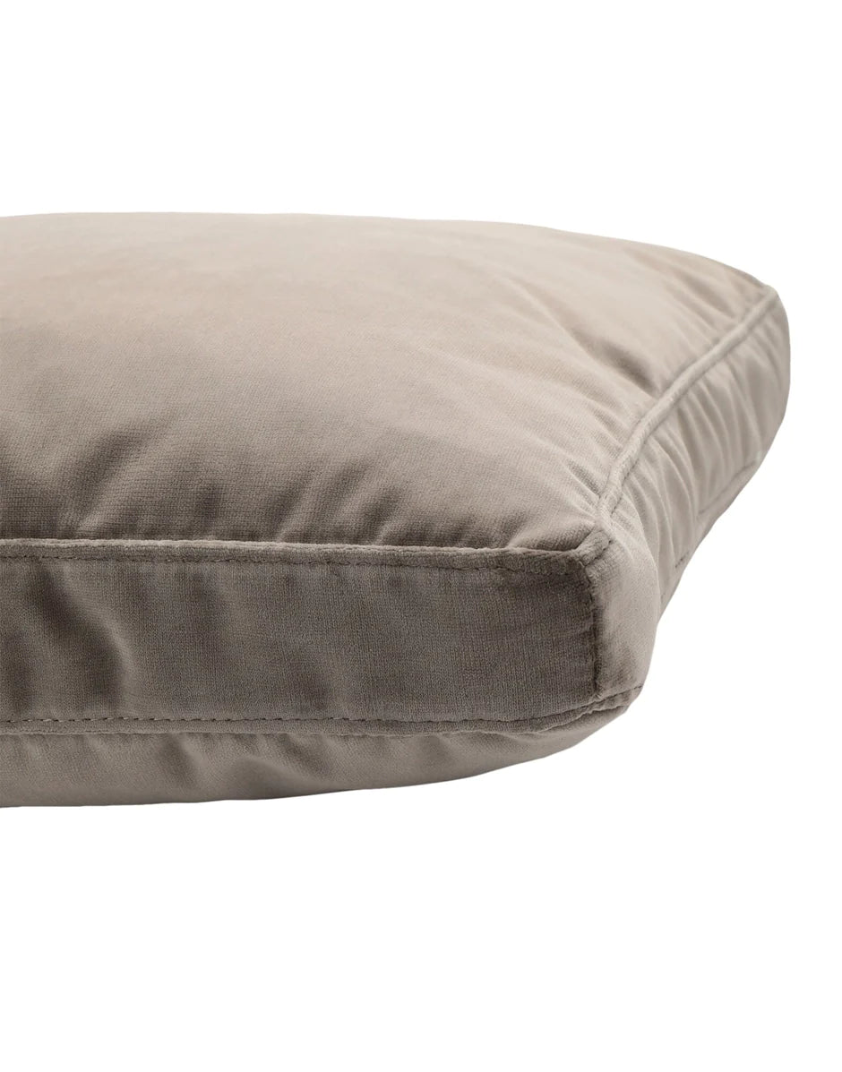 Velvet de coussin Kartell 48x48 cm, taupe