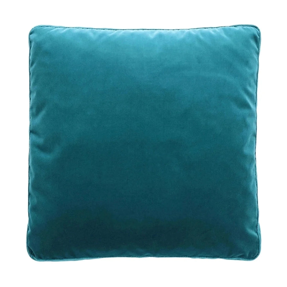 Kartell Cushion Velvet 48x48 Cm, Teal Blue