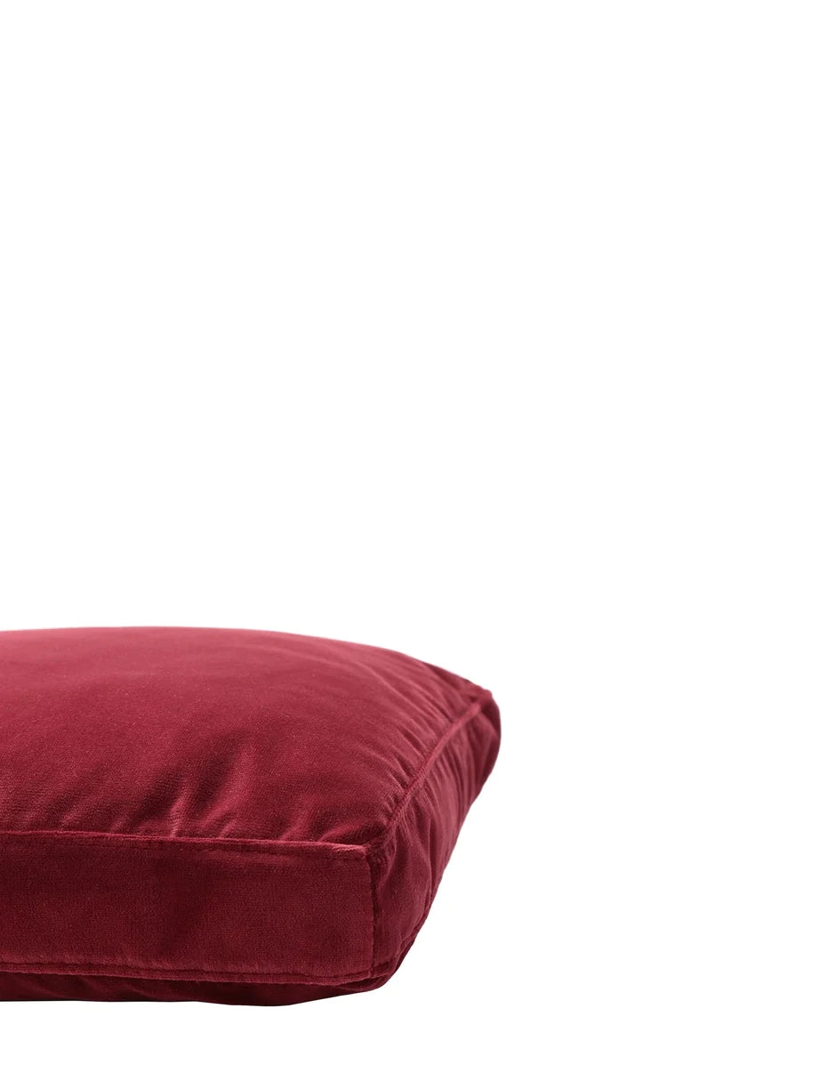 Kartell -Kissen Velvet 35x48 cm, rot