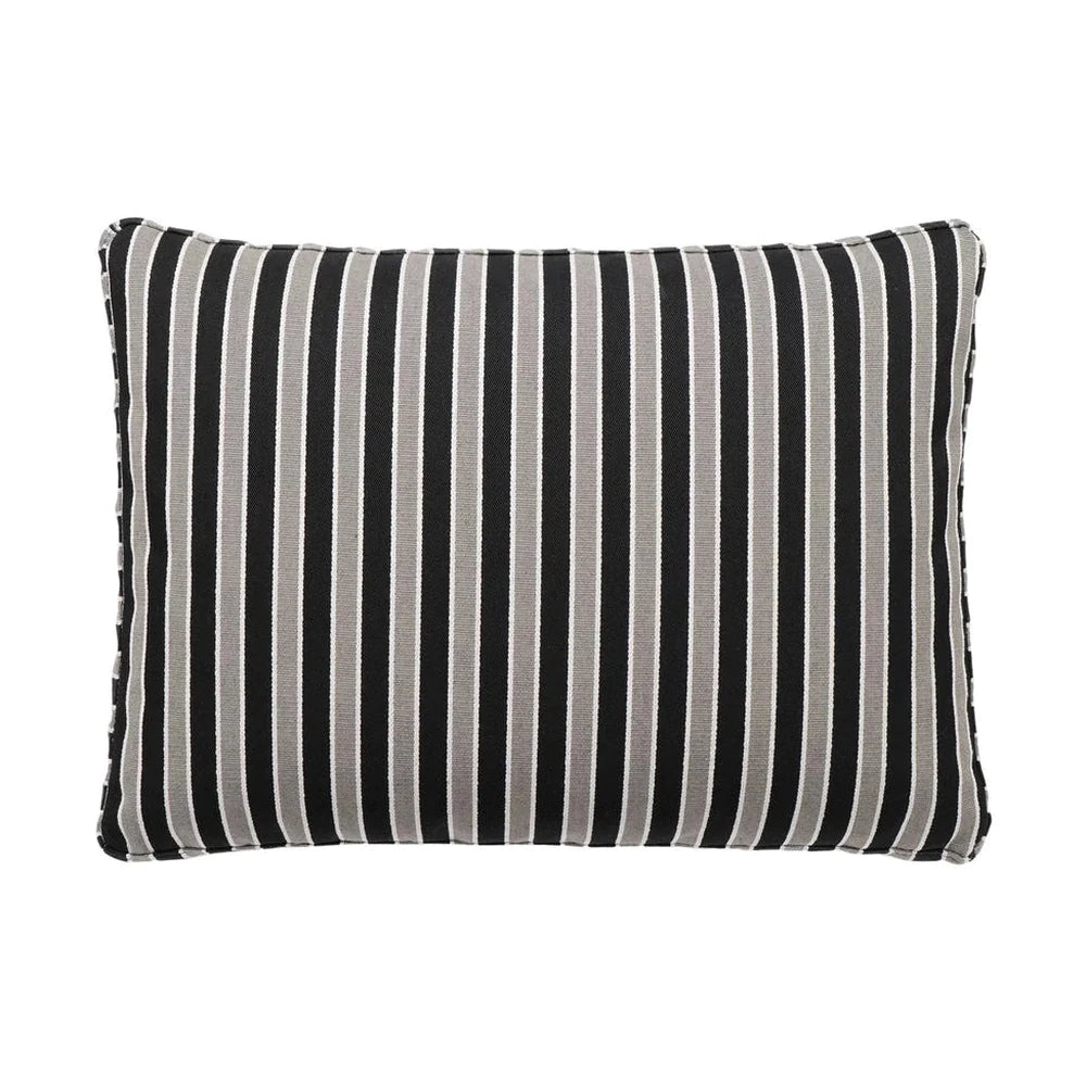 Kartell Cushion Stripes 48x35 cm, taupe/svart