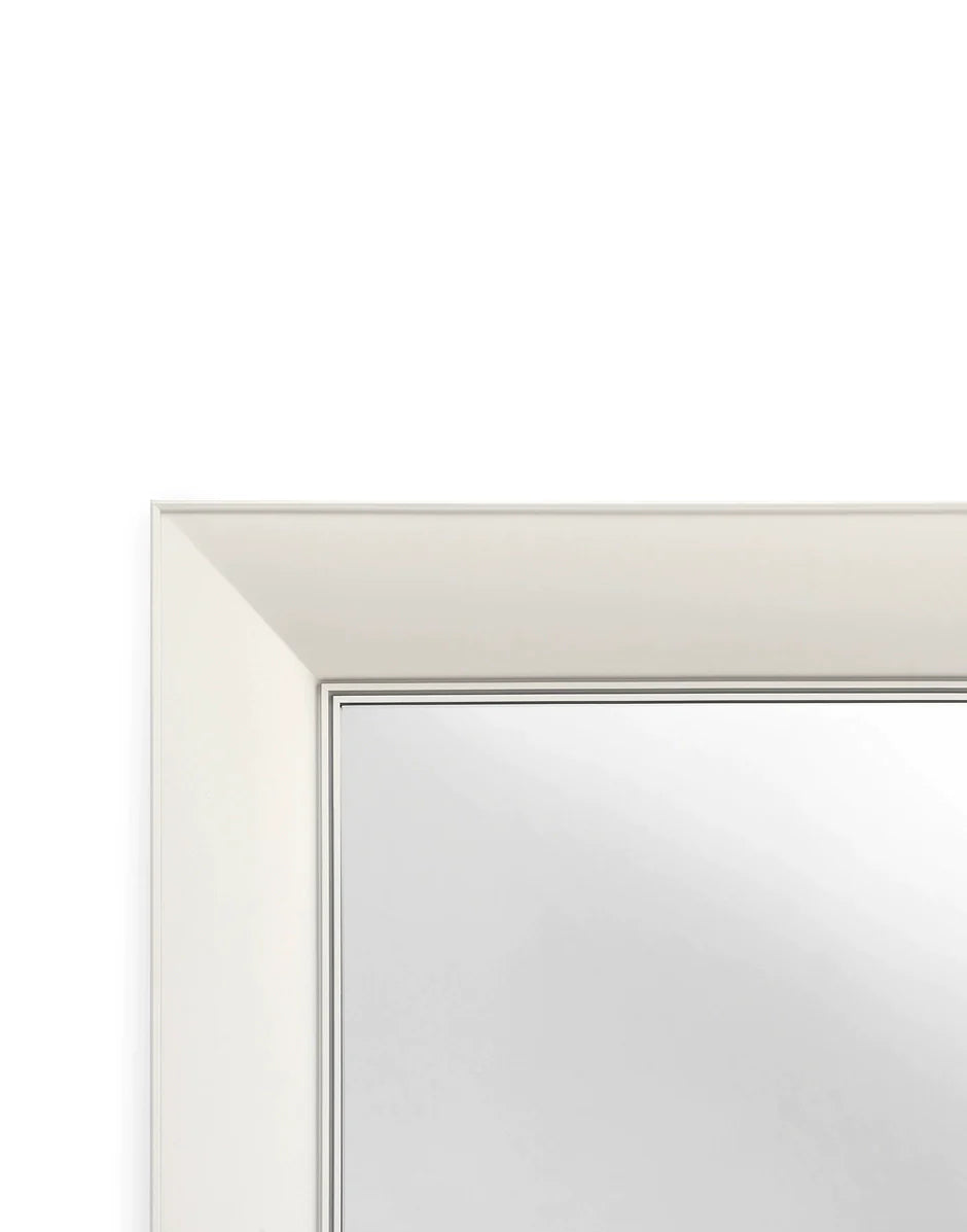 Kartell Francois Ghost Mirror 79x65 cm, MAT White