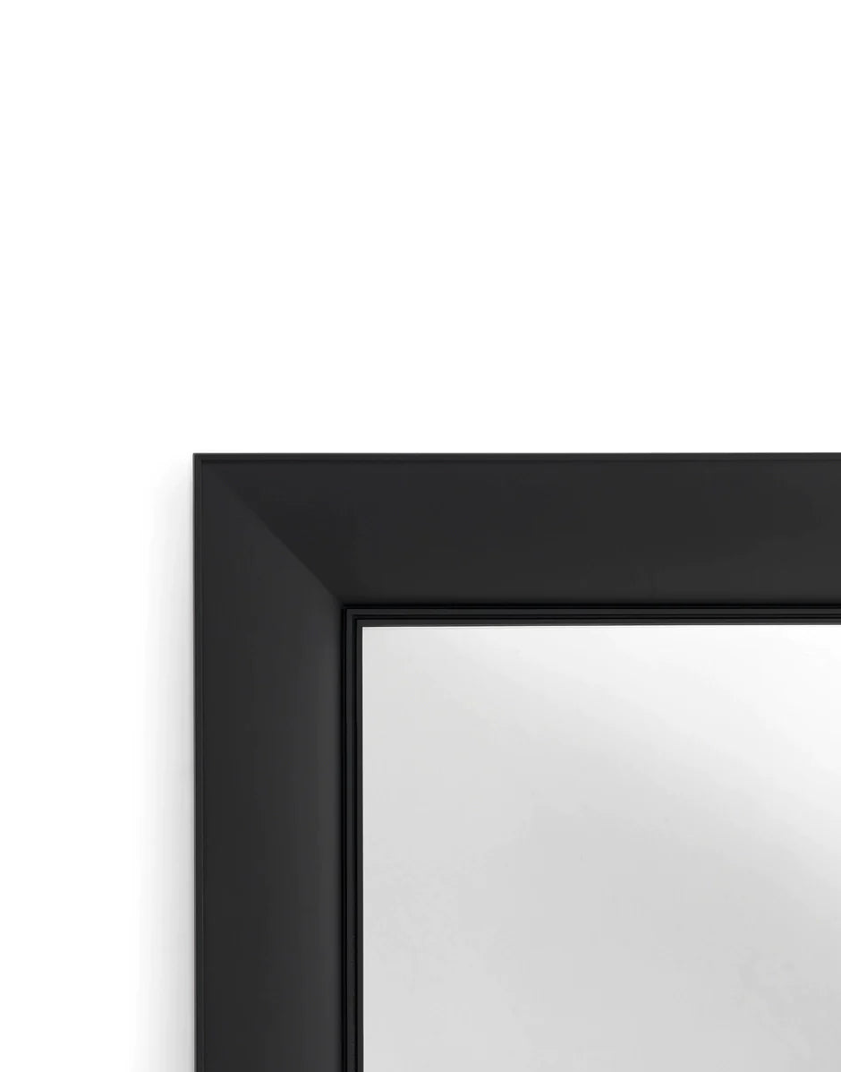 Kartell Francois Ghost Mirror 79x65 cm, mat nero