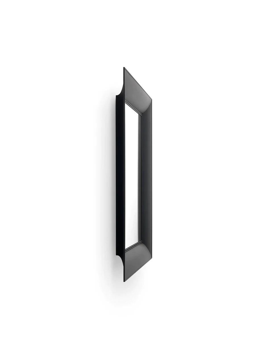 Kartell François Ghost Mirror 79x65 cm, Mat Black