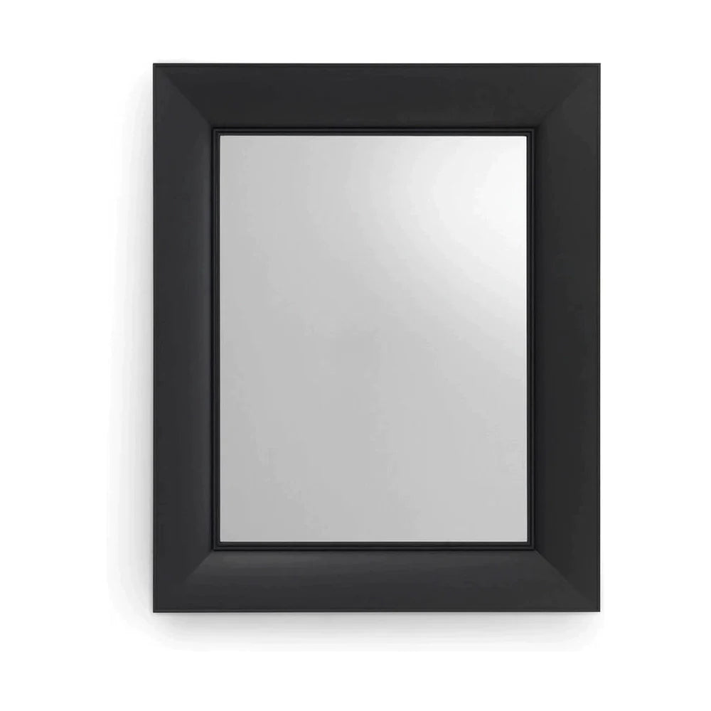 Kartell Francois Ghost Mirror 79x65 cm, matto musta