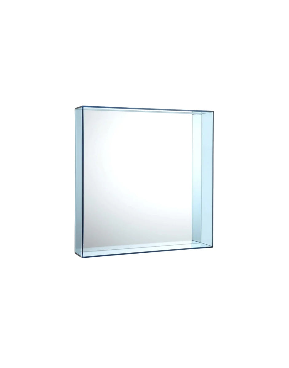 Kartell Only Me Mirror 50x50 cm, bleu clair