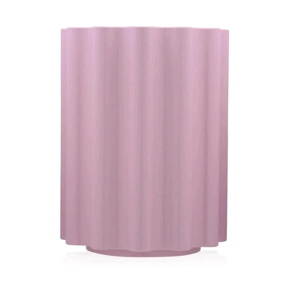 Kartell Colonna Side Table, rosa