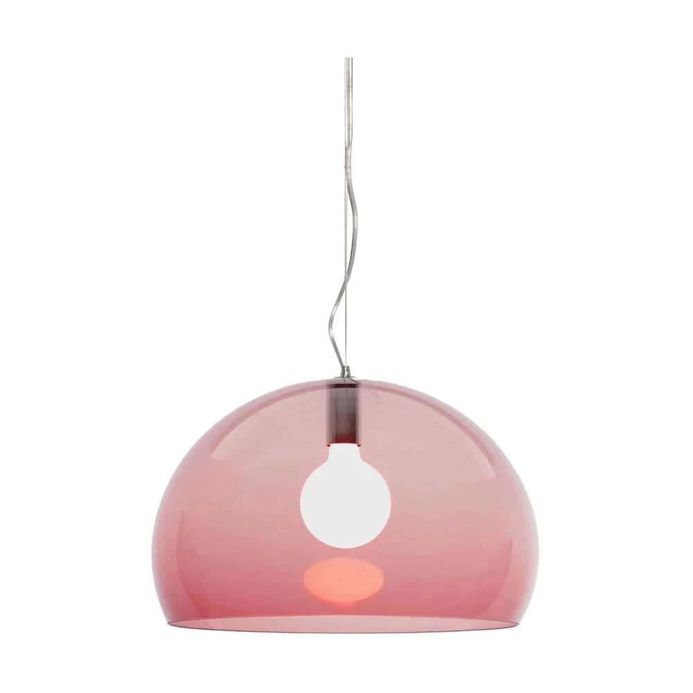 Kartell Fl/Y Suspension Lamp, Bordeaux