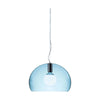 Lampe de suspension  FL / Y petite transparente / bleue