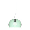 Lampe de suspension  FL / Y petite transparente / sauge verte