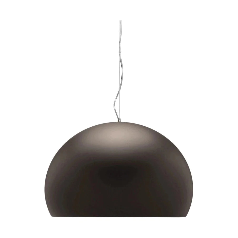 Kartell FL/Y Suspension Lamp Big, Mat Brown