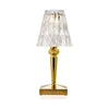 Kartell batteribordlampe, guld