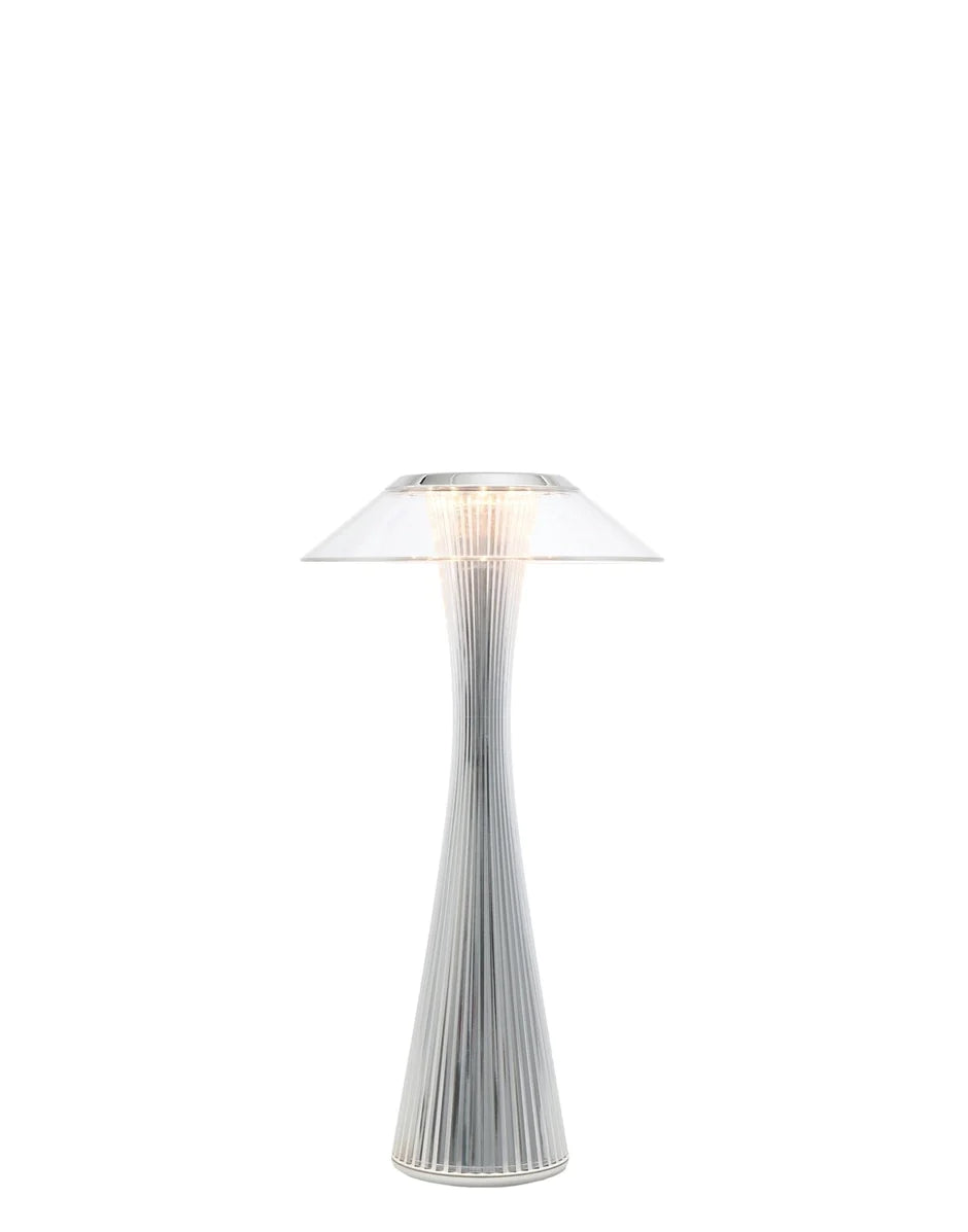 Lámpara de mesa interior del espacio de Kartell, Chrome