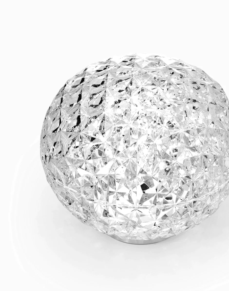 Kartell Mini Planet Table Lamp -akkuversio, läpinäkyvä