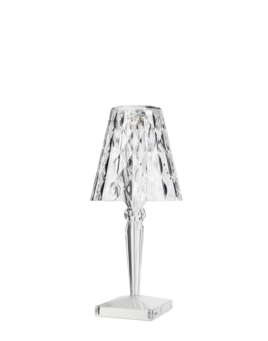 Kartell Big Battery Table Lamp -batterijversie, kristal