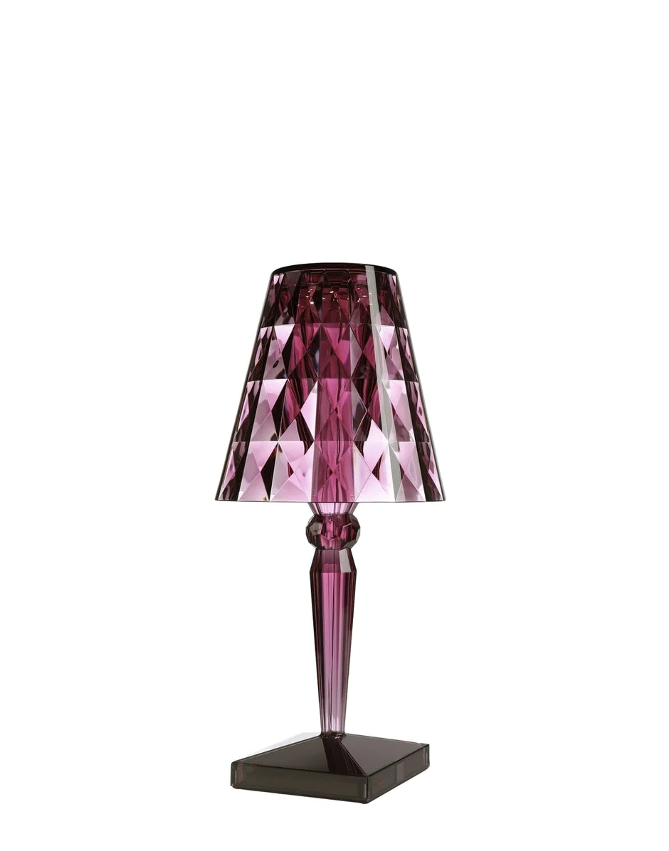 Kartell Big Battery Table Lamp Battery Version, Plum