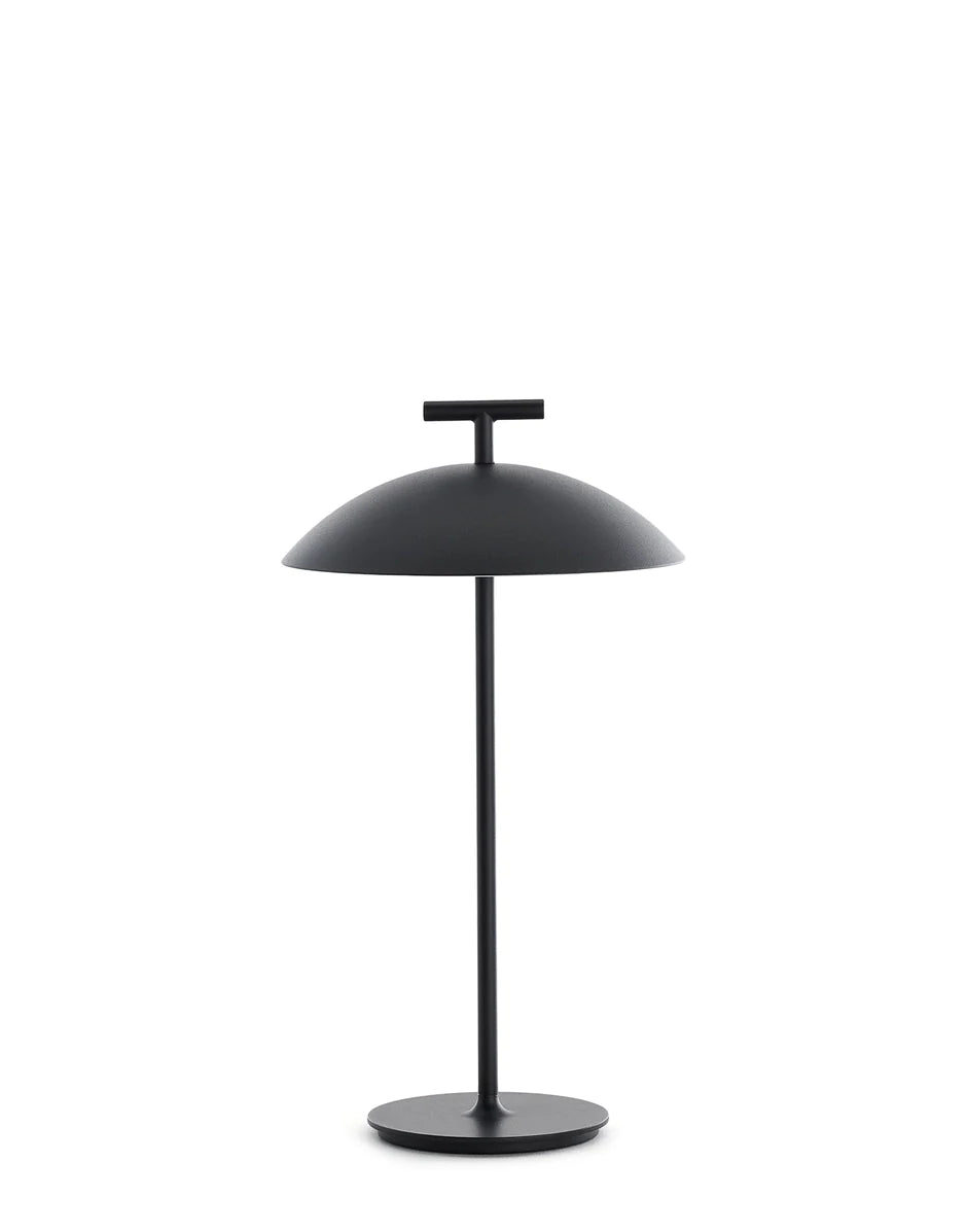 Kartell mini ge en bärbar bordslampa, svart