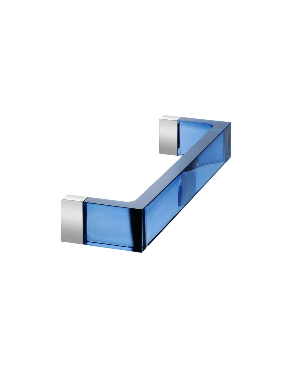 Kartell -Schienenhandtuchregal 30 cm, blau